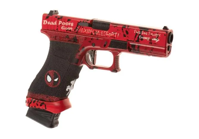Acend DP17 Metal Version GBB Gas Blow Back Red 6mm